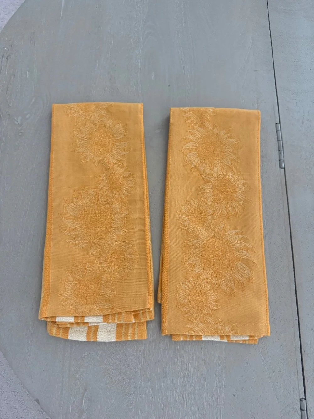 Sunflower Yellow Teatowels, Set of 2